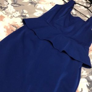 Blue cocktail dress